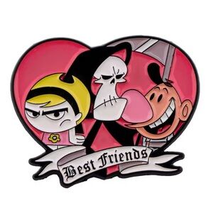 Best Friends Enamel Pin - The Grim Adventures of Billy & Mandy